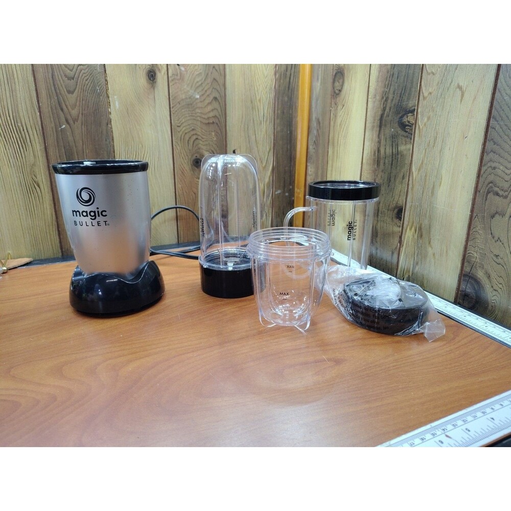 Magic Bullet 250w Mixer Blender Motor Lid Blade cups Tested MB1001B